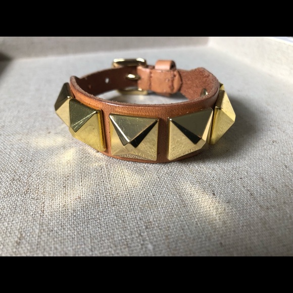 Linea Pelle studded leather bracelet - Picture 1 of 2